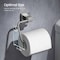 Kibi Cube Bathroom Toilet Paper Holder - Brush Nickel KBA1505BN - alternate 2